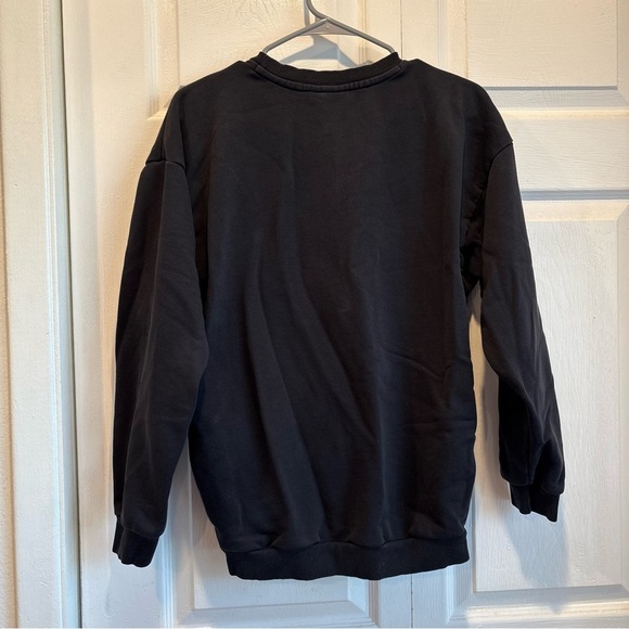 Black Long Sleeve Adidas Crewneck - Size Small - Has Pockets - Picture 5 of 8